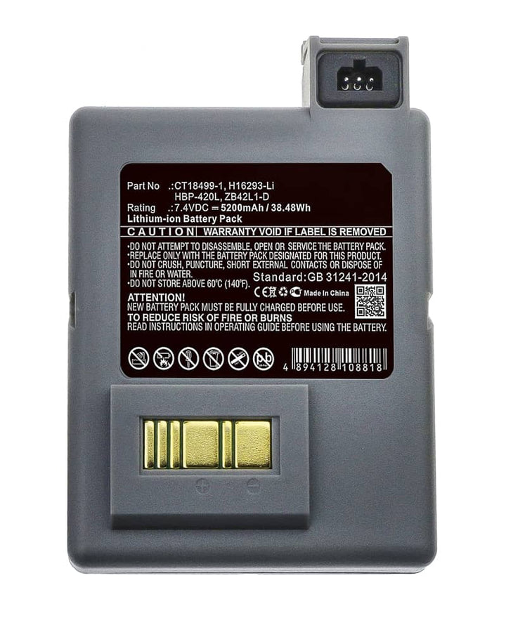 Zebra HBP-420L Battery - 3