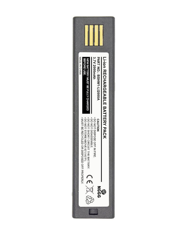 Honeywell 1902GHD 2000mAh Barcode Scanner Battery - 3