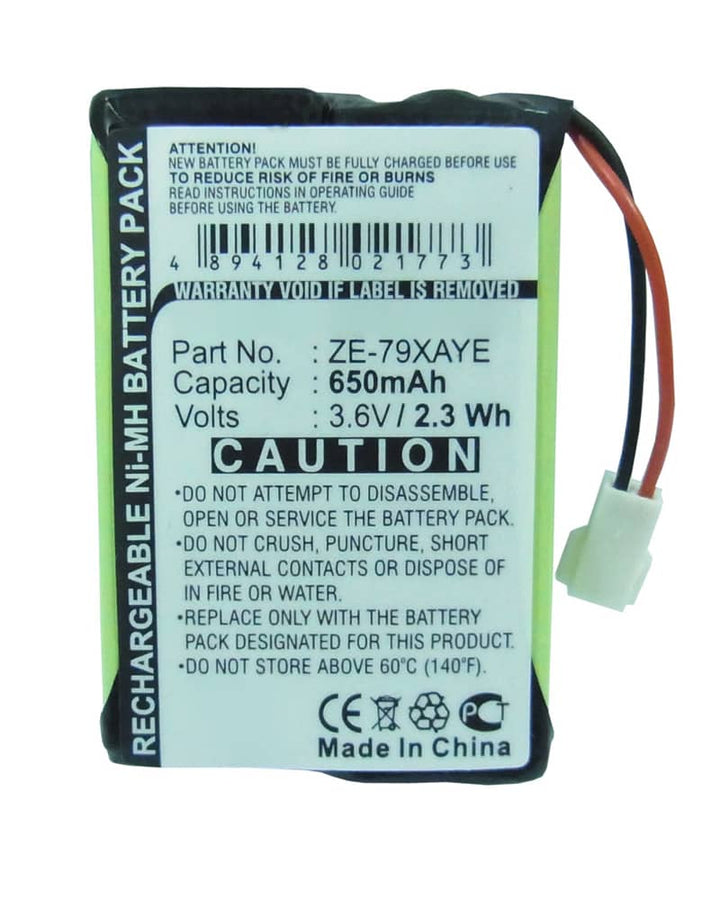 Panasonic Handheld ZE-79 Battery - 2