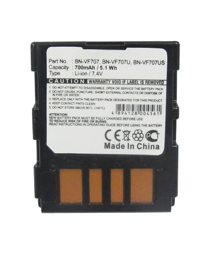 JVC BN-VF707 BN-VF707U Battery 700mAh - 3