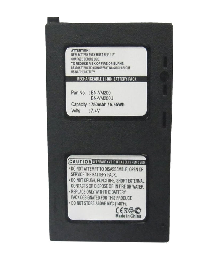 JVC BN-VM200 BN-VM200U BN-VM200UE Battery 750mAh - 3