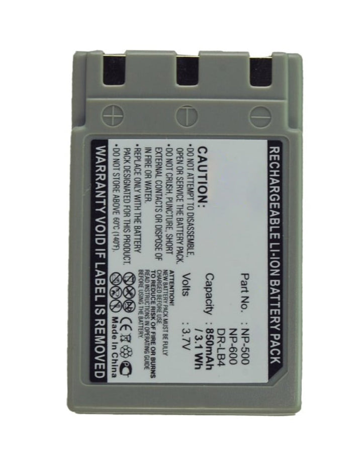 Konica DR-LB4 Minolta DiMAGE G600 NP-500 Battery 850mAh - 3