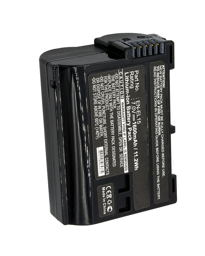 Nikon 1 V1 D7200 D810 EN-EL15A Battery 1600mAh