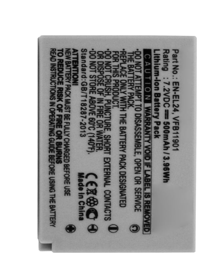 Nikon 1 J5 EN-EL24 VFB11901 Battery 500mAh - 3