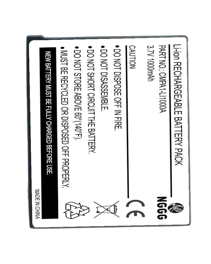 Panasonic Lumix DMC-TZ4S Battery - 3