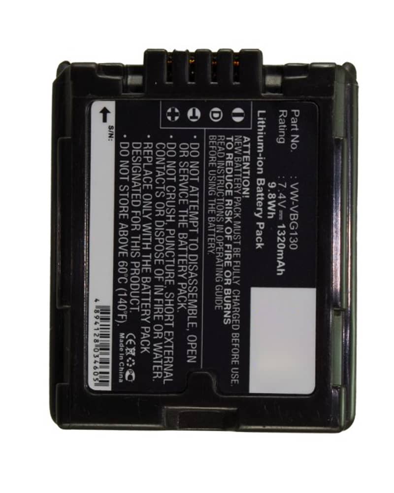 Panasonic SDR-H80 Battery | 1320mAh Li-ion Camera Battery