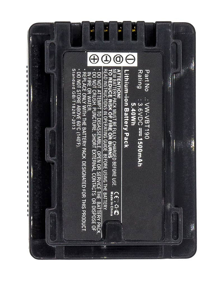 Panasonic HC-V110GK Battery - 7