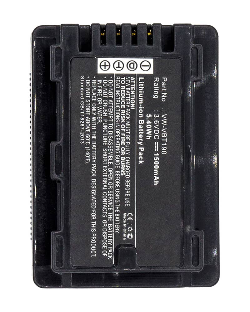 Panasonic HC-V270 Battery | 1500mAh Li-ion Camera Battery
