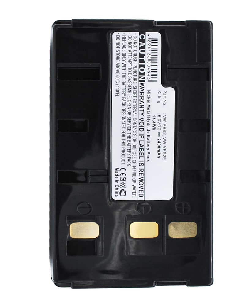 Panasonic PV-L606 Battery| 1200mAh Ni-MH 6V Camera Battery