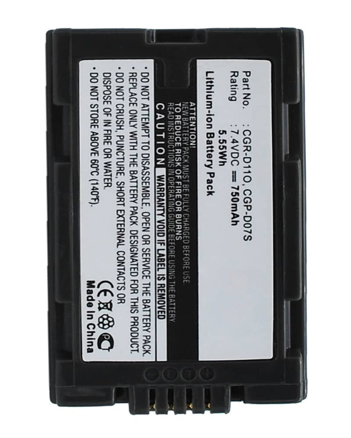 Panasonic NV-GS1B Battery - 3