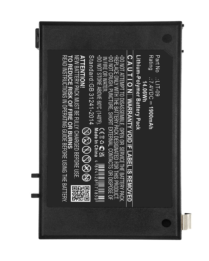 Batterie Cameron Sino Pour Terminal Paiement Ingenico Move 5000/5000F/5000S - 3000mAh - Remplacement Origine