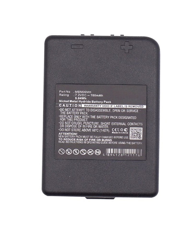 TECHTEK Batteria 700mAh Compatibile Con Telecomandi Autec – E16 KTC, Sirio 42, Modular MJ/MK/Plus, DF, MJ04 (Ni-MH 7.2V)