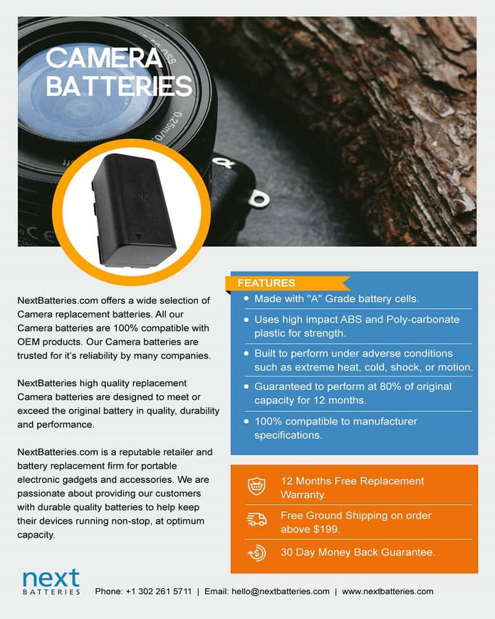 Panasonic NV-GS70K Battery - 4
