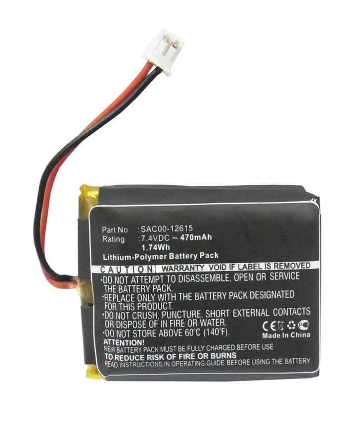 SportDog SAC00-12615 SD-1225 Transmitter Battery 470mAh - 2
