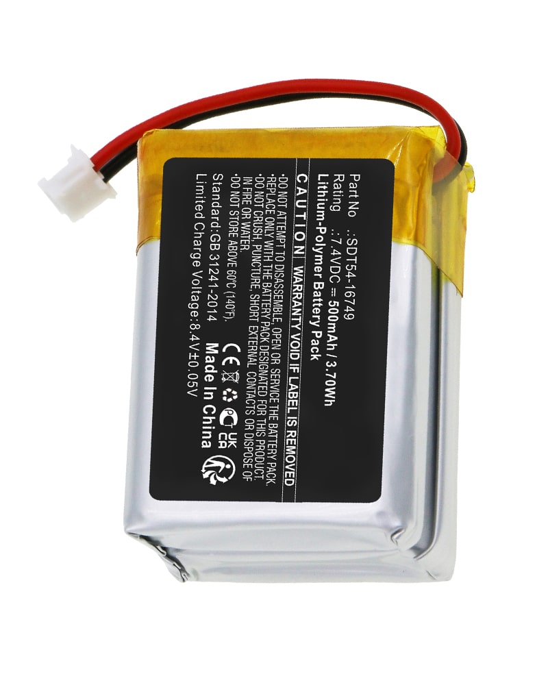 SportDog SDT5416749, SD1275, SD1275E Battery 500mAh
