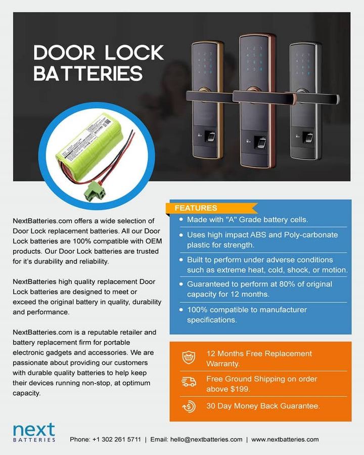 Saflock CSS5200 Battery - 4