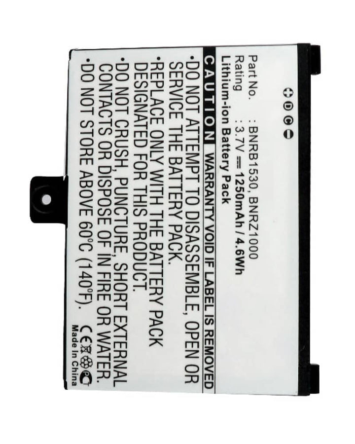 Barnes & Noble BNRB454261 BNRZ100 Nook Battery 1250mAh - 3