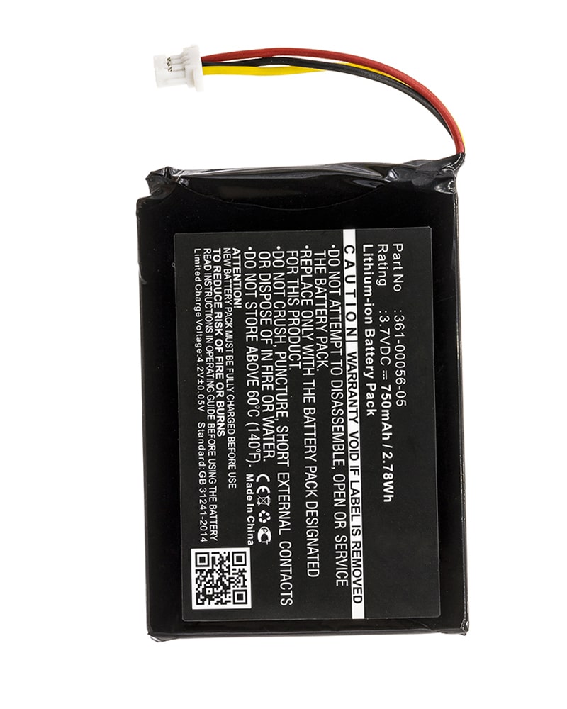 Batterie GPS Garmin Nuvi 40/52 de référence 361-00056-05 3.7V 750mAh Li