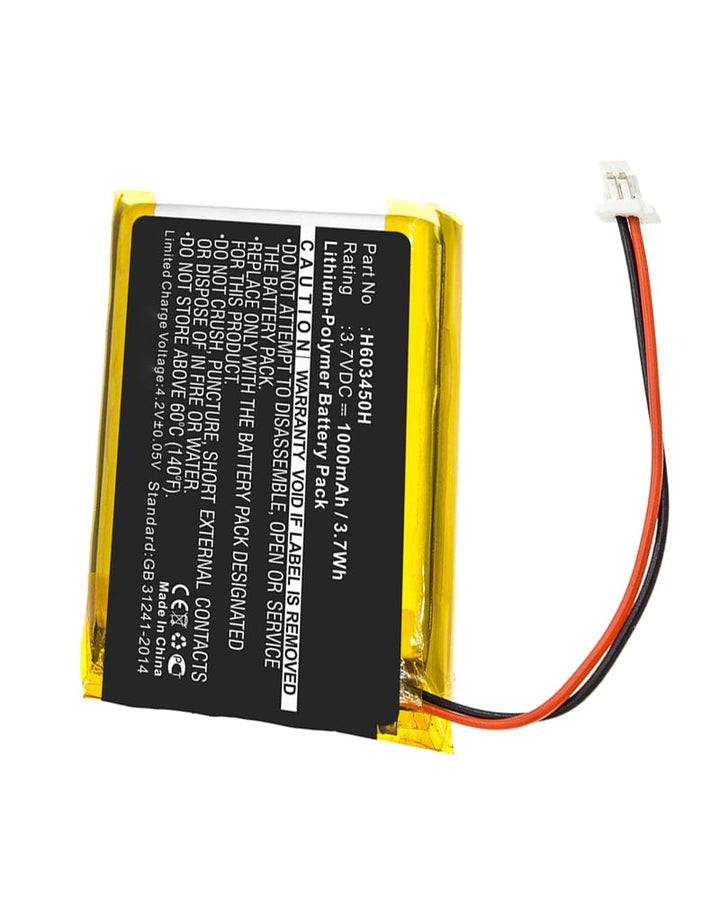 IZZO H603450H Swami 4000 Battery 1000mAh