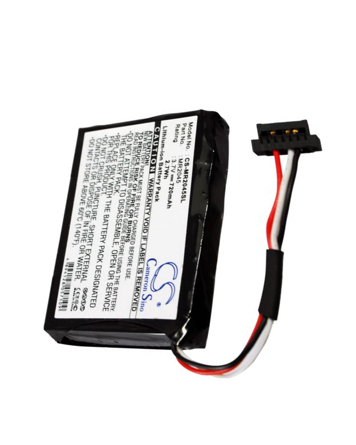 Magellan MR2045 RoadMate 2045 2136T-LM Battery 720mAh - 2
