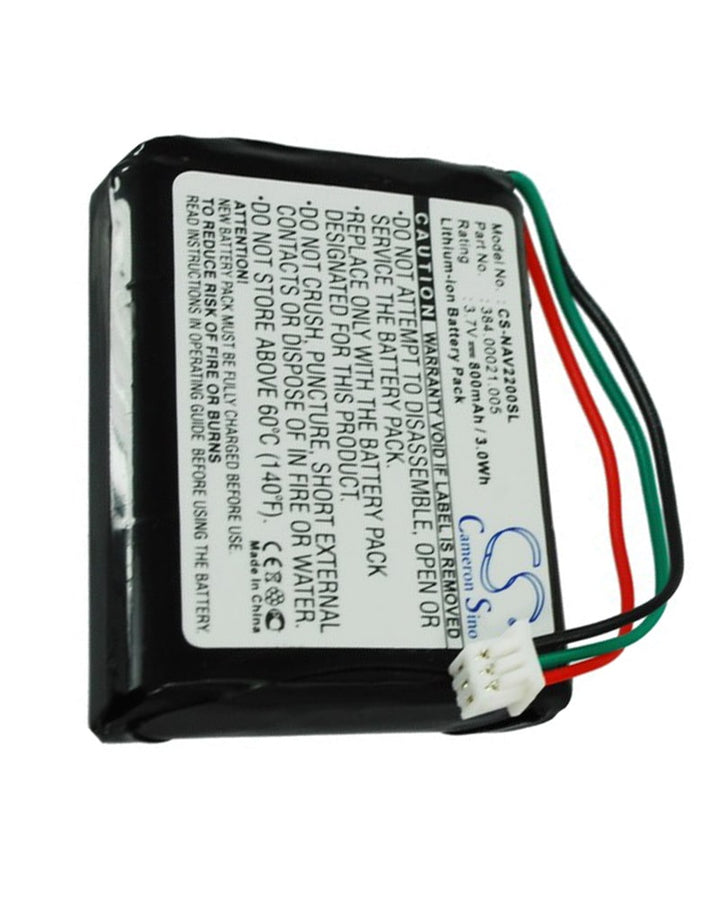 Navigon 2200 2200T 2210 384.00021.005 Battery 800mAh - 3