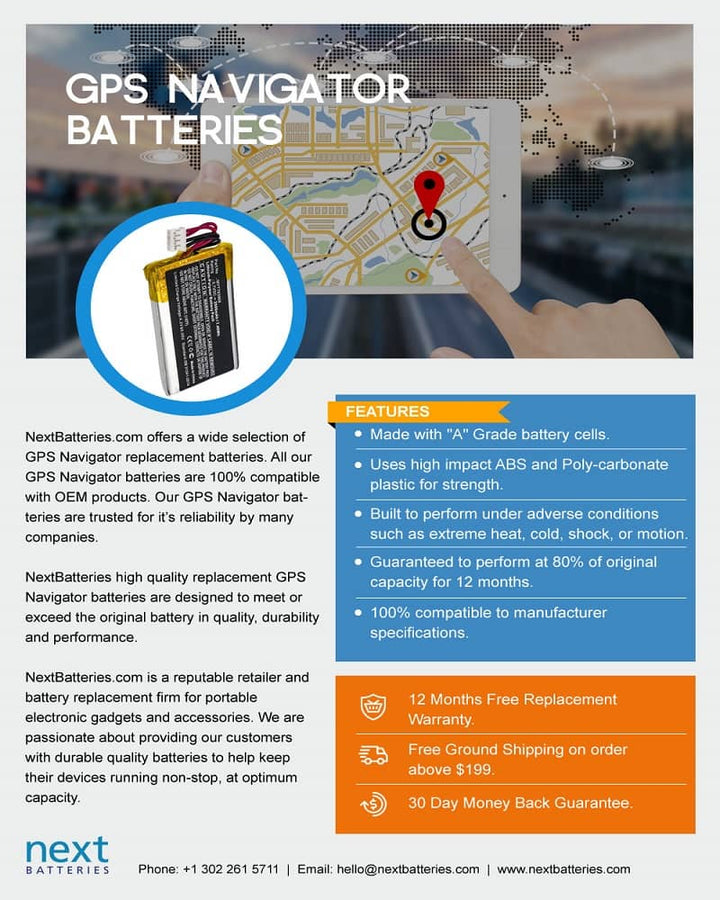 Garmin Nuvi 2447 LMT Battery - 4