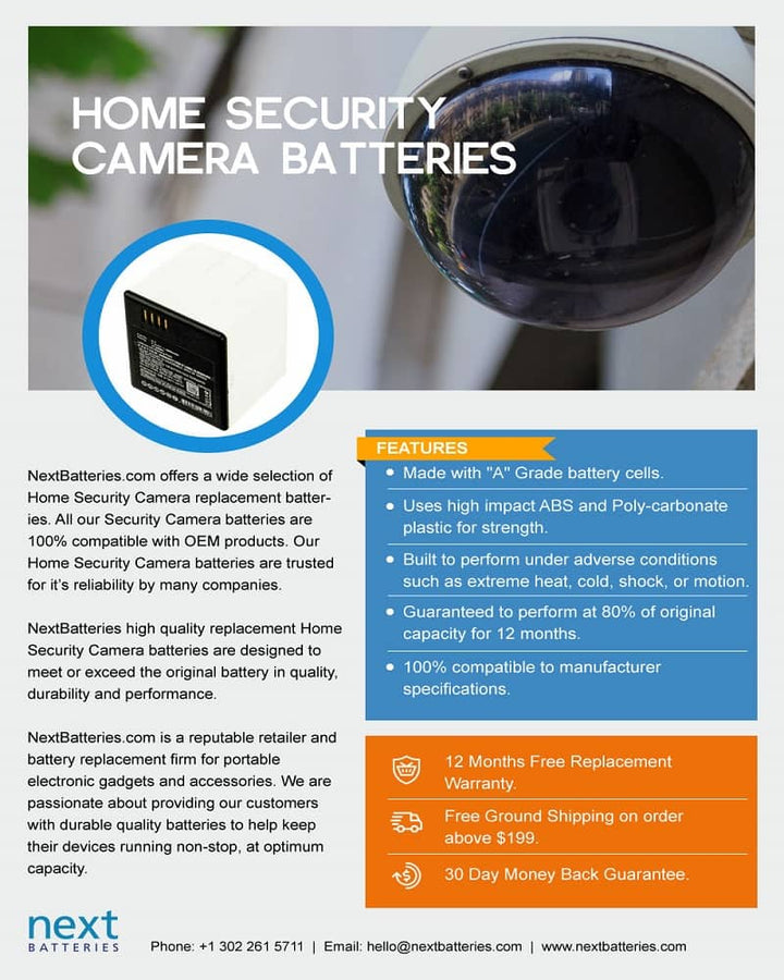 Ring SpoTLight Cam Video Doorbell 2 Battery 6400mAh - 4