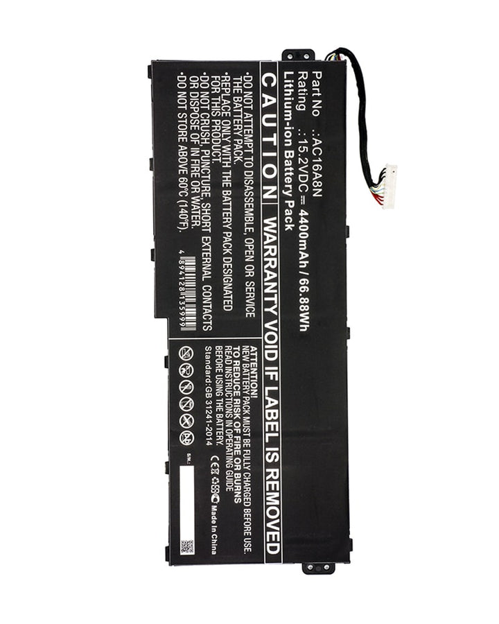 Acer AC16A8N Aspire V17 Nitro Battery 4400mAh - 2