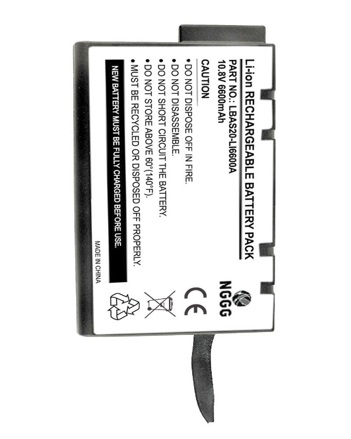AST DR202 6600mAh Li-ion 10.8V Laptop Battery - 3