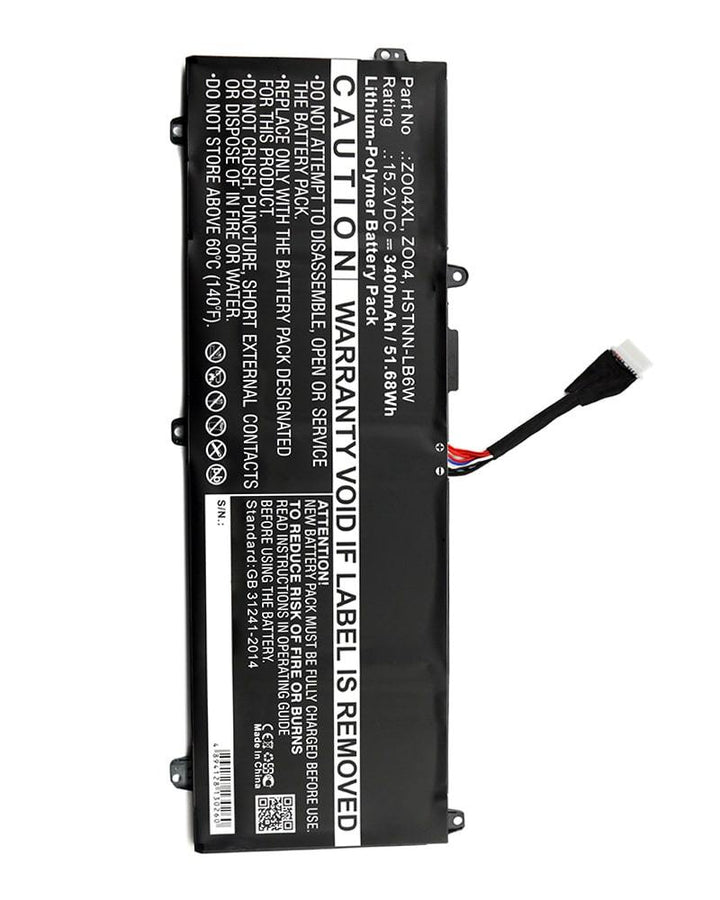 HP ZO04XL Battery - 2