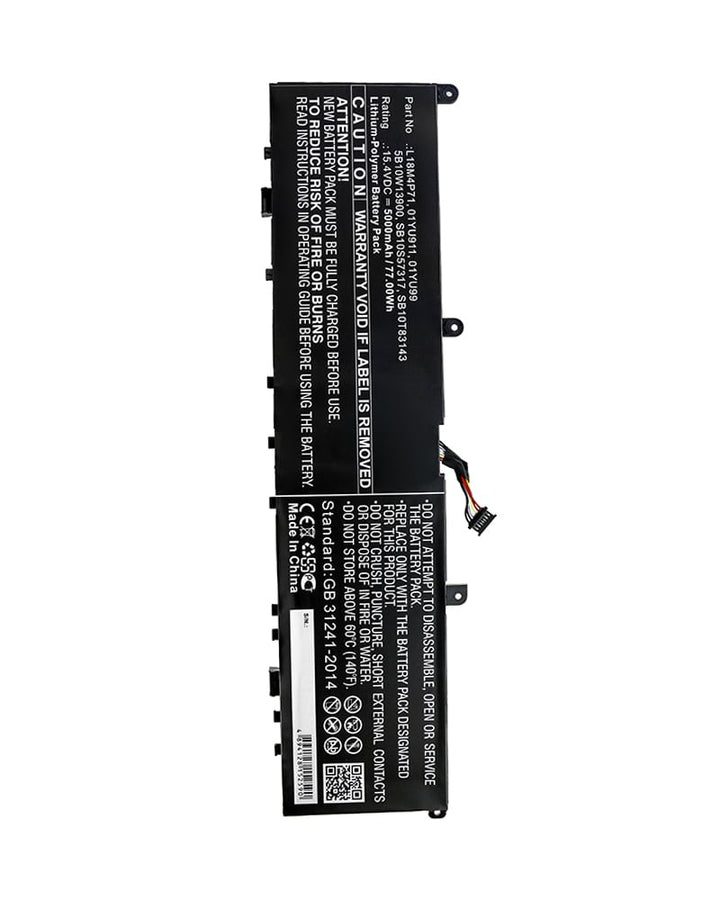Lenovo 01YU911 01YU99 5B10W13900 Battery 5000mAh - 2