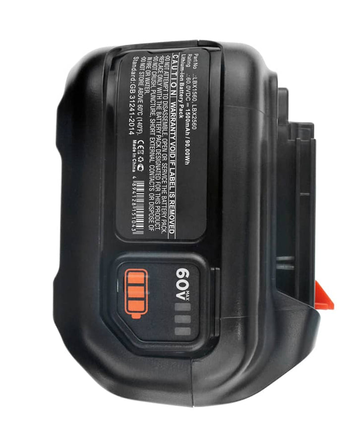 Black & Decker 60V MAX Blower, LBX1560 Battery 1500mAh –