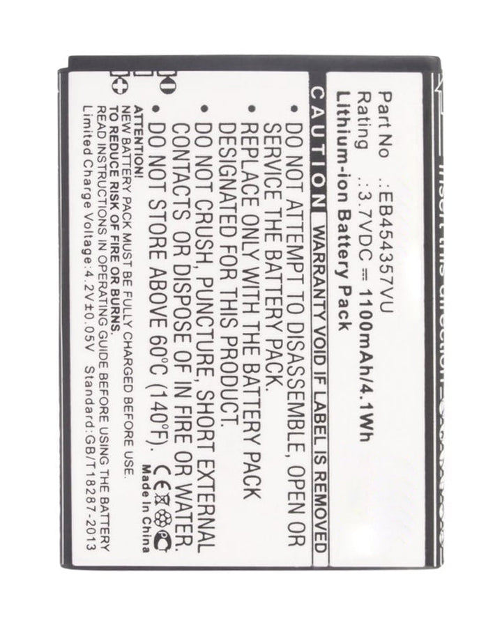 Samsung EB454357VA EB454357VU Battery 1100mAh - 3