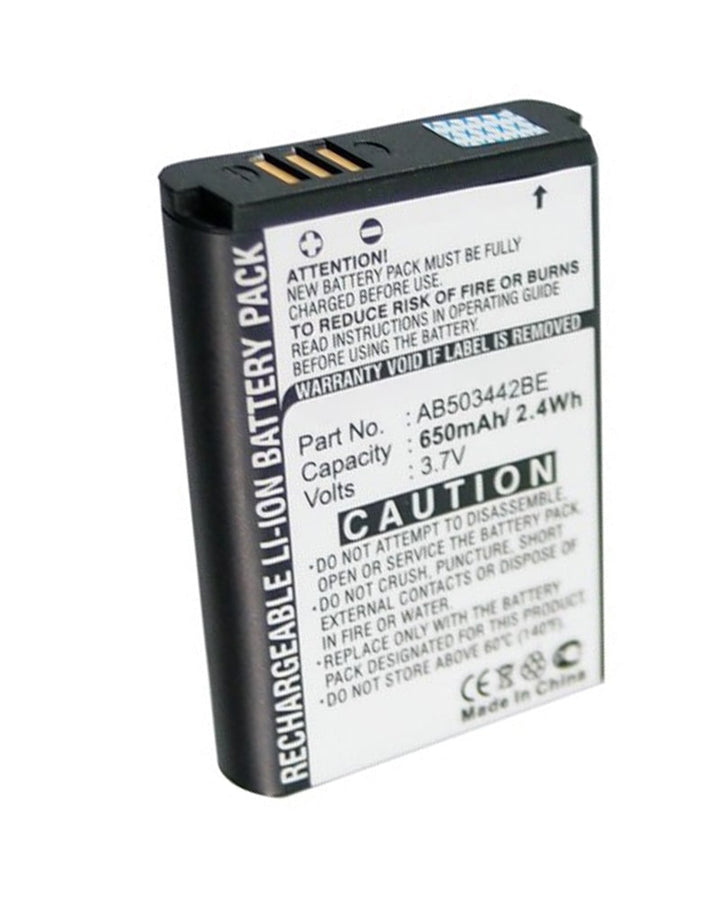 Samsung AB503442BE AB503442BU SGH-B110 Battery 650mAh