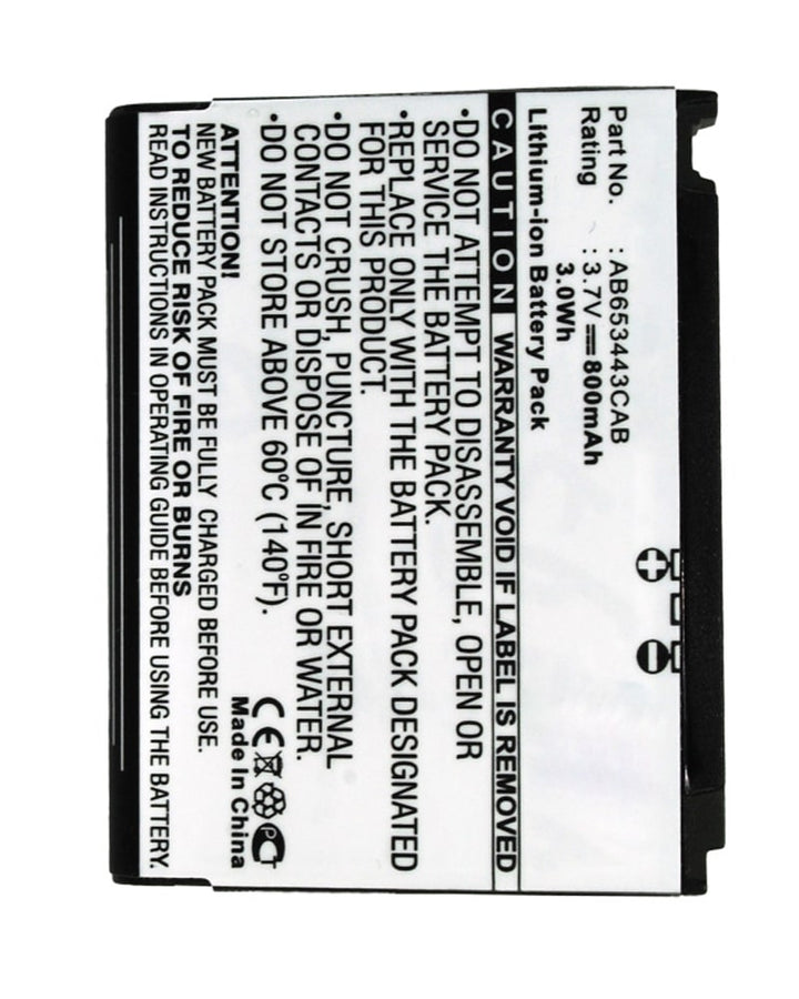 Samsung Impression A877 SGH-A707 SGH-A717 Battery 800mAh - 3