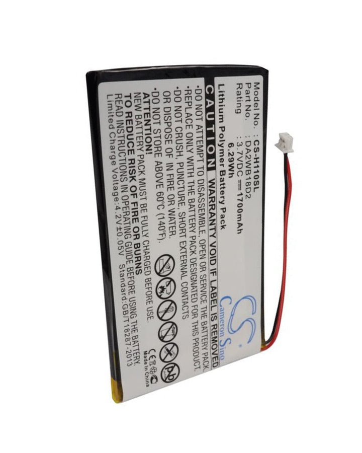 iRiver DA2WB18D2 H110 H120 H140 Battery 1700mAh