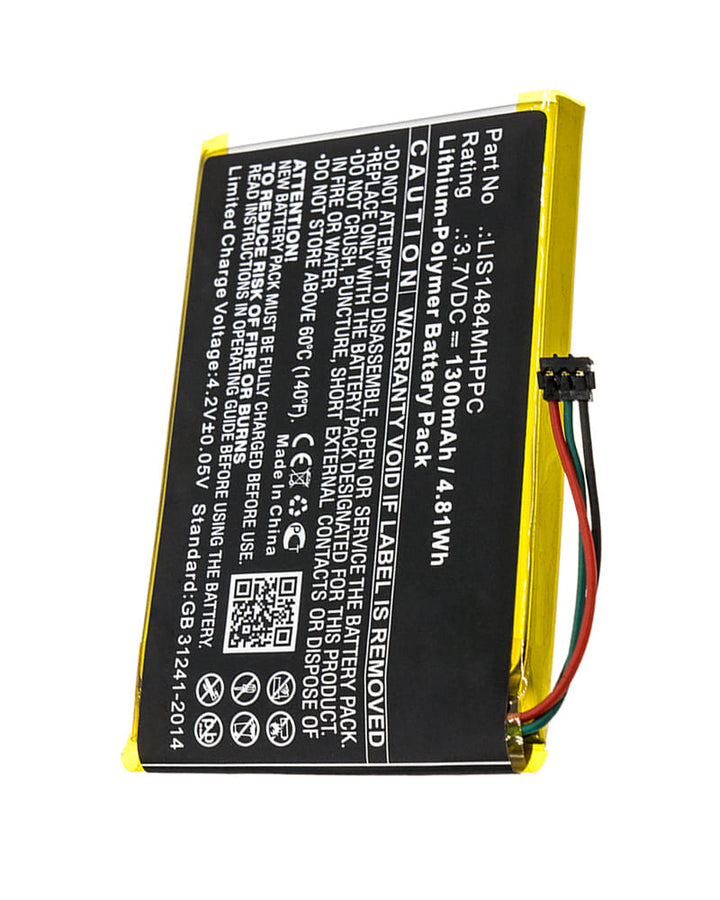 Sony LIS1484MHPPC NWZ-Z1050 NWZ-Z1050N Battery 1300mAh - 2