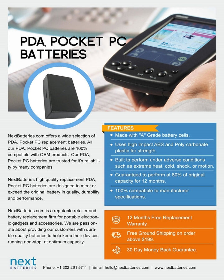 Palm Tungsten TX Battery 1150mAh - 4