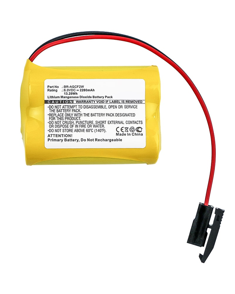 Batteria 2200mAh 6V Techttek Per Amplificatori Fanuc Beta ISV/SVU E Computer Industriali - Foto 6