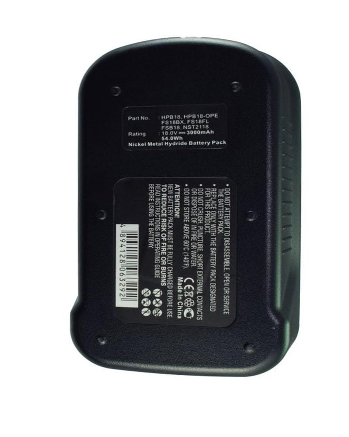 Electric Power Tool Battery Replaces Black & Decker HPB18, A1718, A18,  244760-00 - 2000 mAh, 18 V, Li-ion