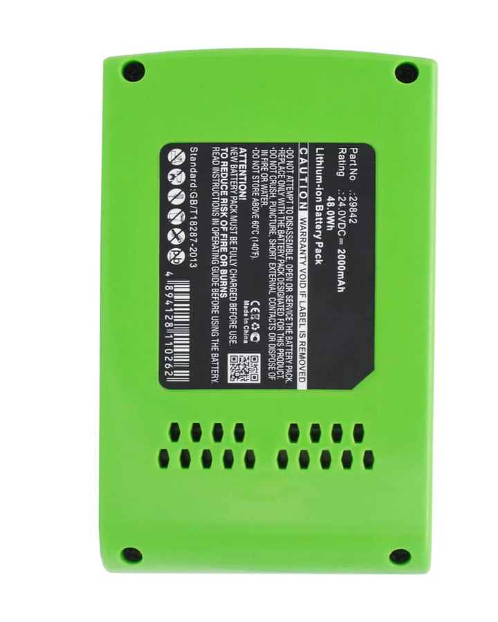GreenWorks 29852 Battery - 3