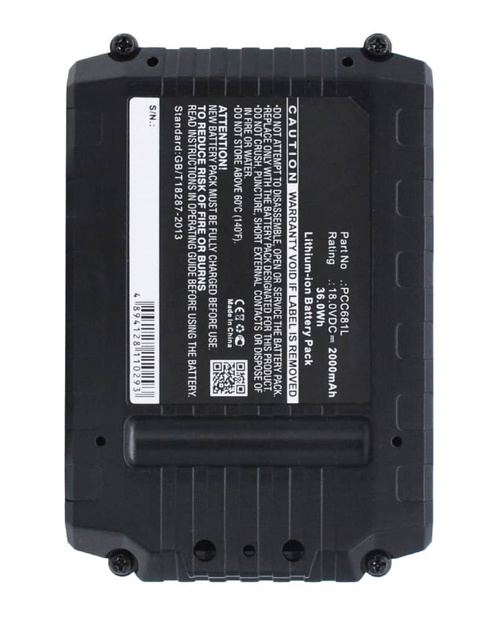 Porter Cable PCC601 Battery - 3