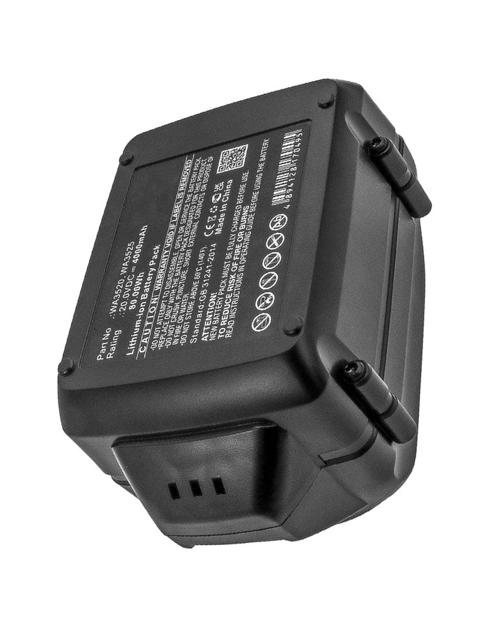 Worx WA3520 WA3525 20V PowerShare Battery 4000mAh - 3