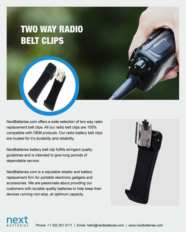 Icom IC-4GT Belt Clip - 2