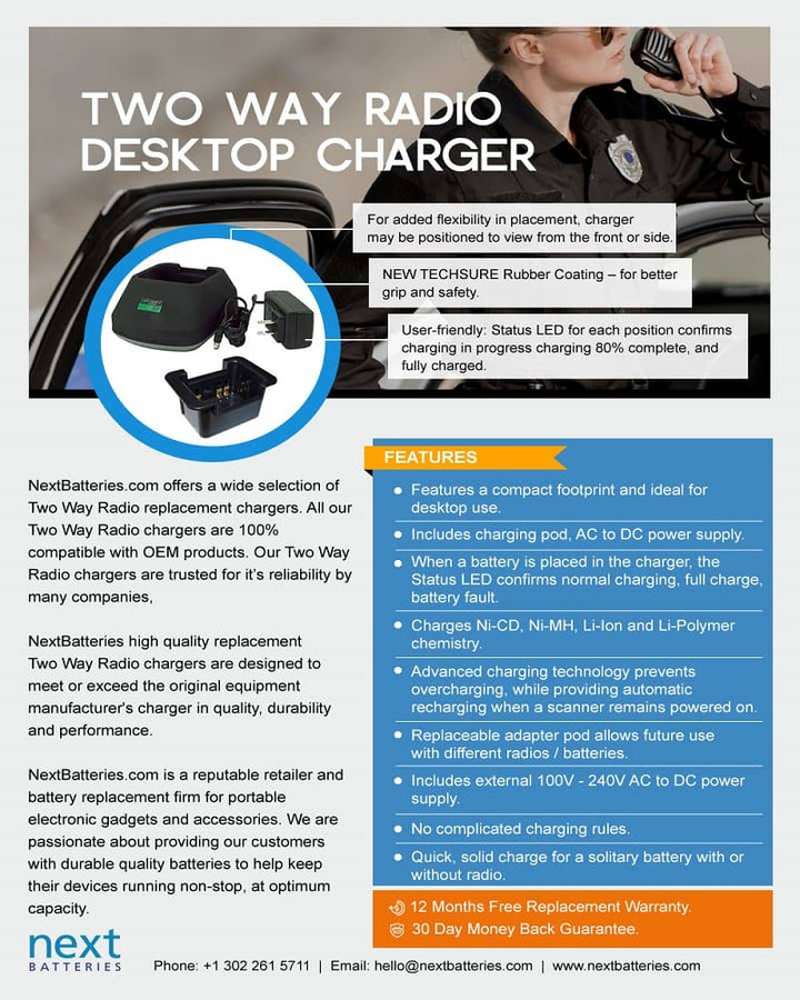 Motorola GTX Privacy Plus Portable Vehicle Charger-5