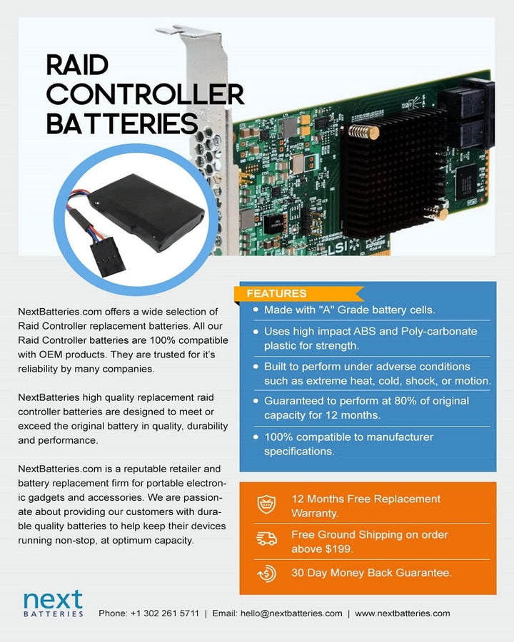 HP 274779-001 201201-001 201201-371 Battery 500mAh - 4