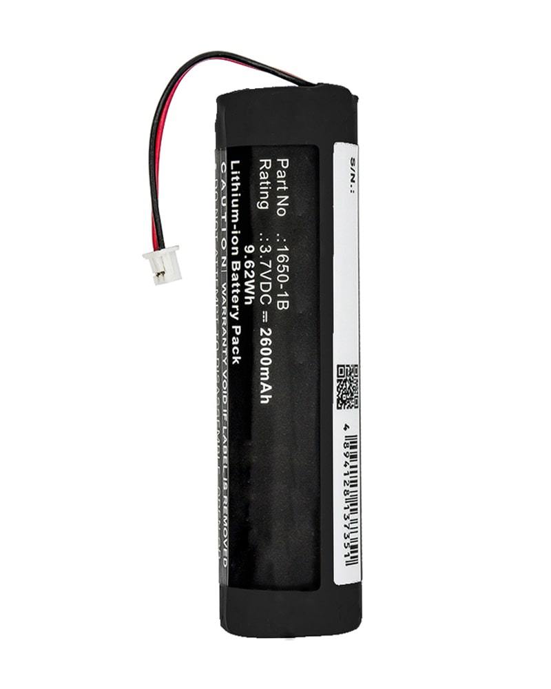 TECHTEK Batteria 2600mAh Per Videoingranditore Portatile Eschenbach SmartLux E SmartLux 2.5, Sostituisce 1650-1B, Li-Ion 3,7V