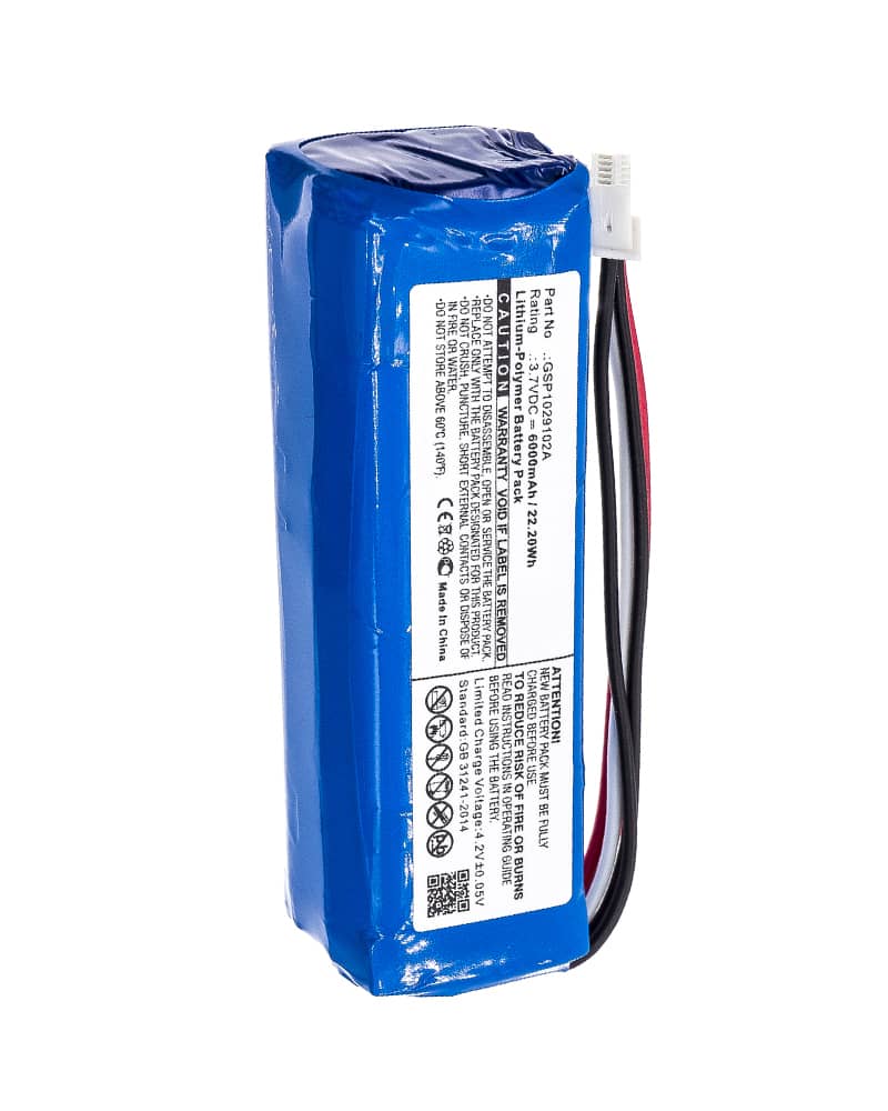 Batterie Rechargeable 3,7V 6500mAh Pour JBL Charge 3 – Remplacement D’origine GSP1029102A