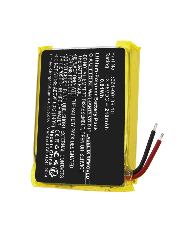 Garmin 361-00139-10 Battery 210mAh - 2