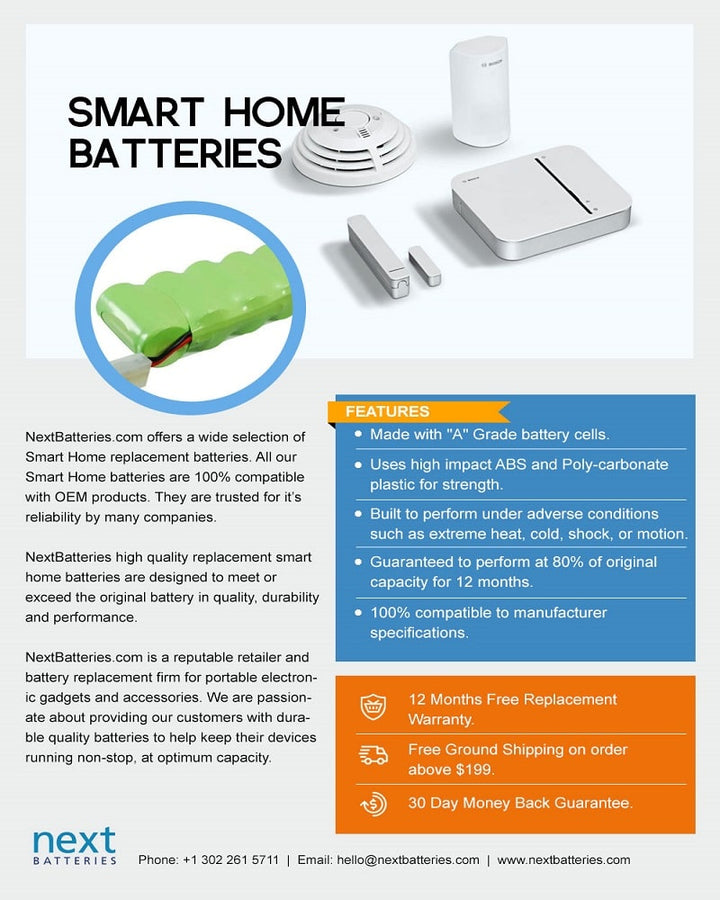 Nest A0013 Thermostat 3rd Gen Battery 380mAh - 4
